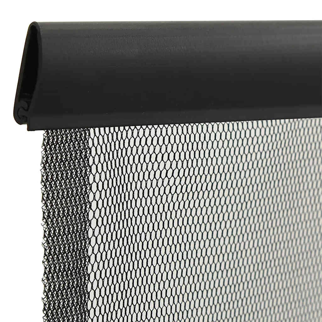 Zastor protiv insekata s mrežom crni 100 x 220 cm poliesterski