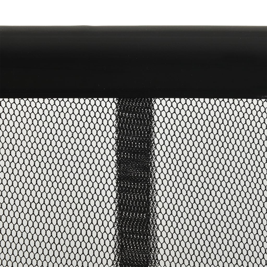 Zastor protiv insekata s 10-dijelnom mrežom crni 240 x 240 cm