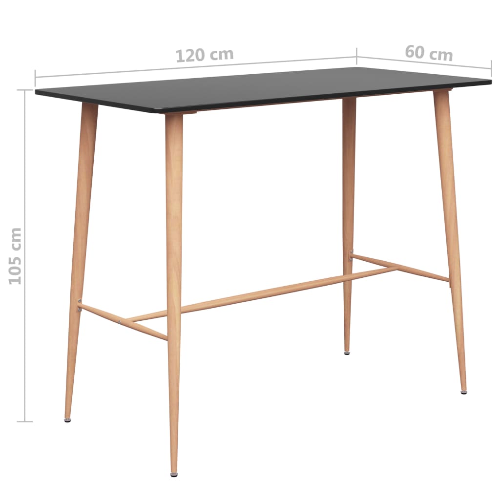 5-dijelni barski set crni