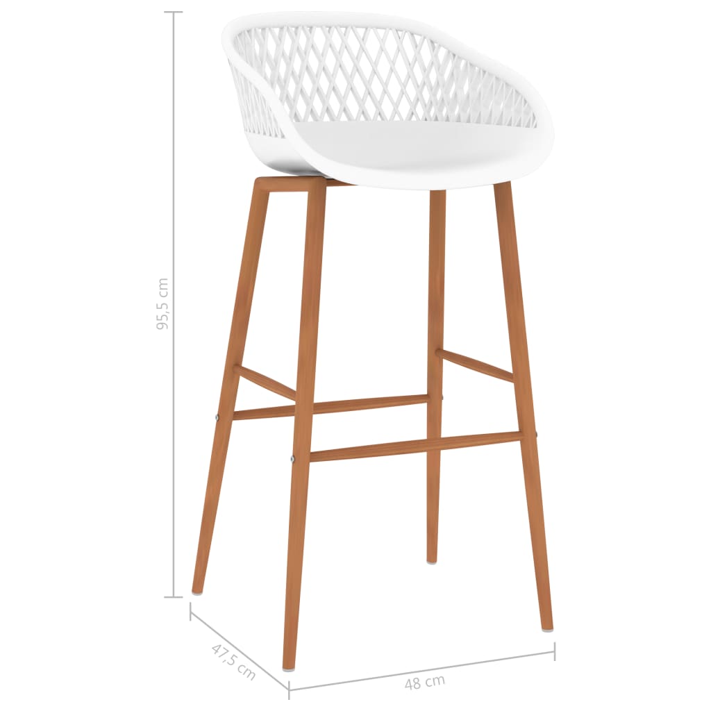 7-dijelni barski set crno-bijeli
