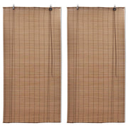 Rolete od bambusa 2 kom smeđe 120 x 220 cm