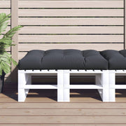 Jastuk za palete antracit 120 x 80 x 12 cm od tkanine