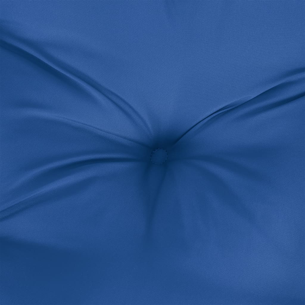 Jastuk za palete kraljevsko plavi 120 x 80 x 12 cm od tkanine