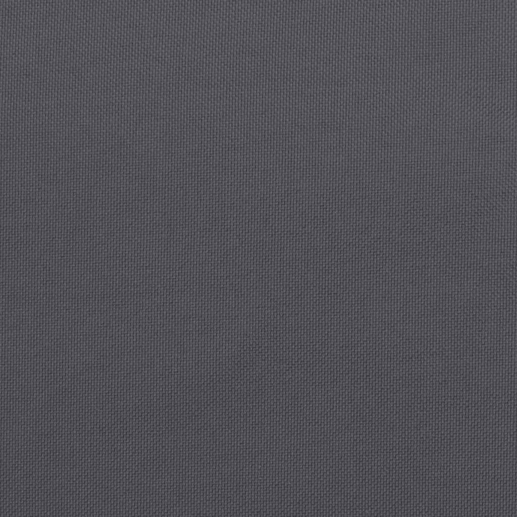 Jastuk za palete antracit 70 x 40 x 12 cm od tkanine