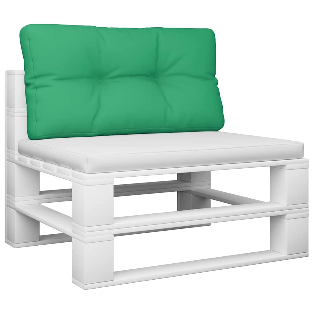 Jastuk za palete zeleni 80 x 40 x 12 cm od tkanine