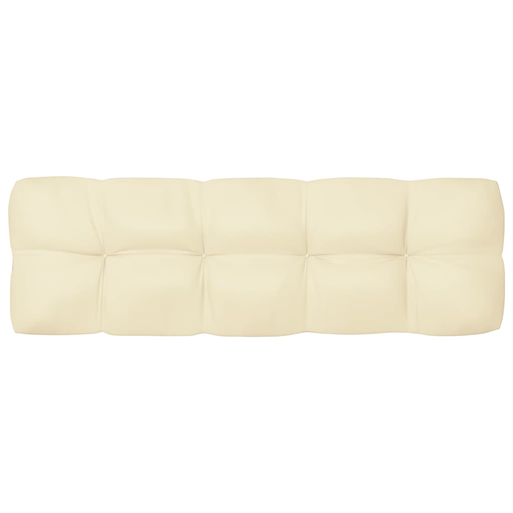 Jastuci za sofu od paleta 7 kom krem