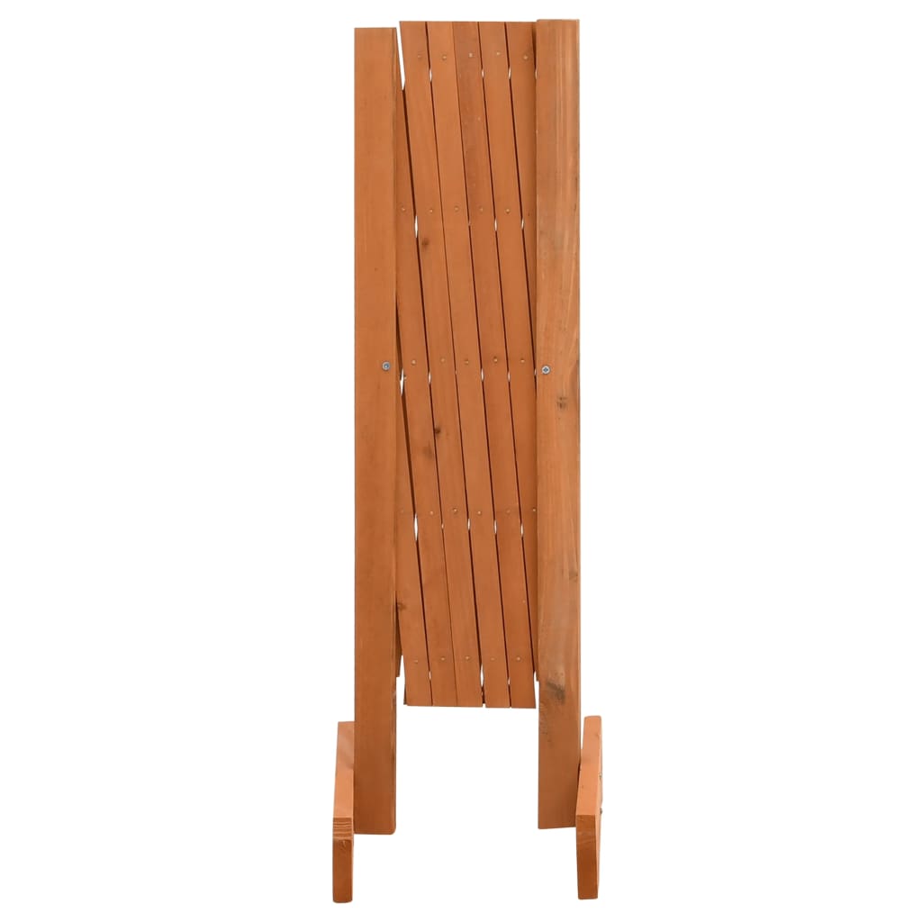 Vrtna rešetkasta ograda narančasta 120 x 60 cm masivna jelovina