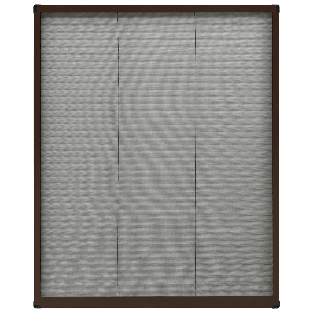 Zaslon protiv insekata za prozore aluminijski smeđi 60 x 80 cm