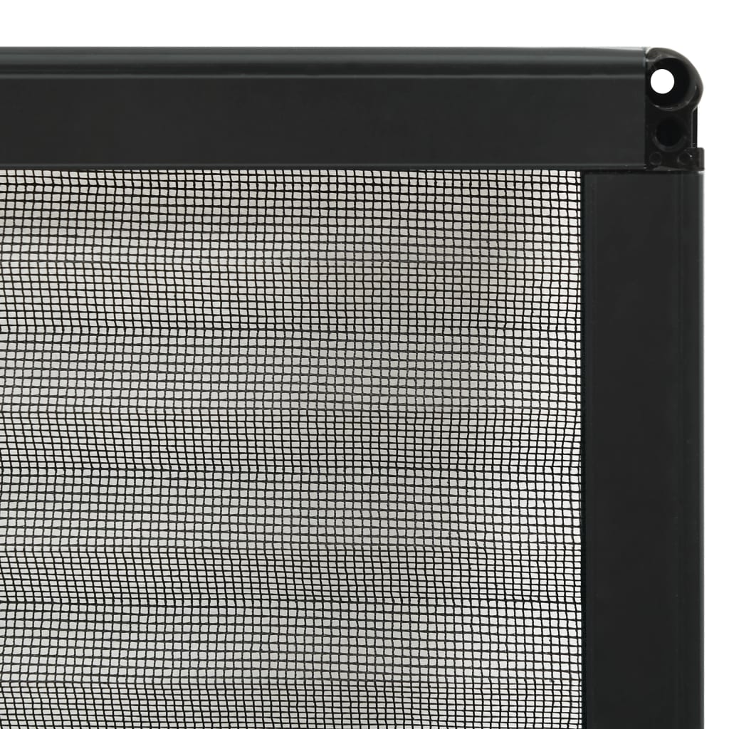 Zaslon protiv insekata za prozore antracit 120x120 cm aluminij