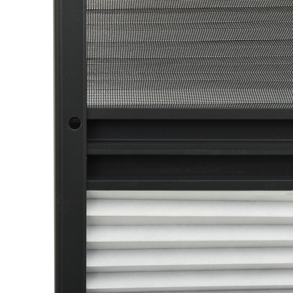 Nabrani zaslon protiv insekata za prozore aluminijski 60x80 cm