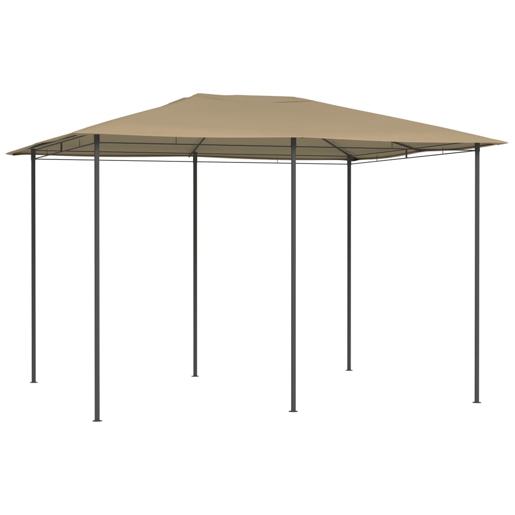 Sjenica 3 x 4 x 2,6 m smeđe-siva 160 g/m²