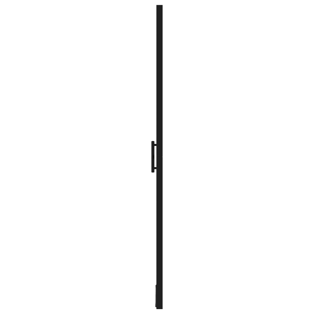 Vrata za tuš od kaljenog stakla 91 x 195 cm crna