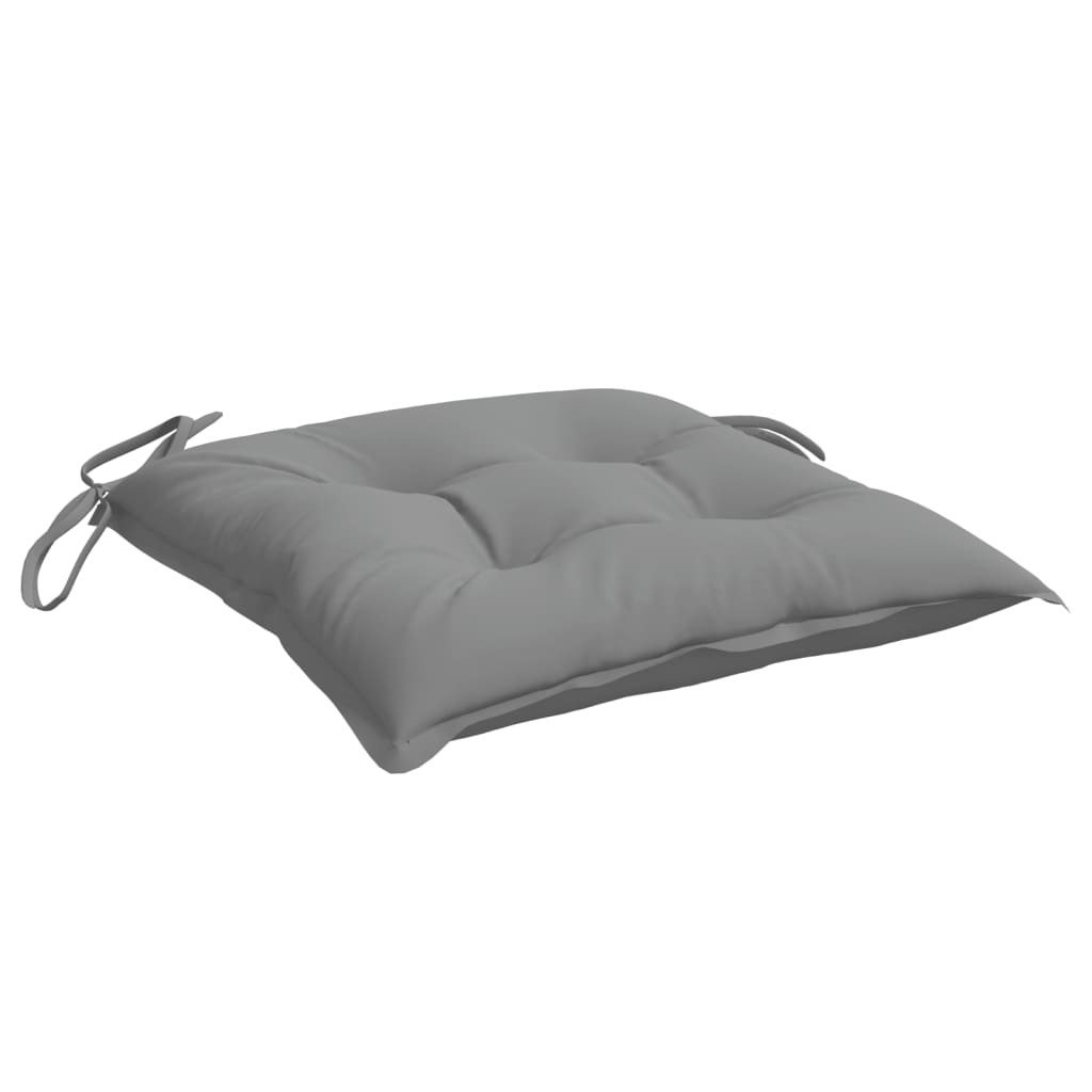 Jastuci za stolice 2 kom sivi 50 x 50 x 7 cm od tkanine Oxford