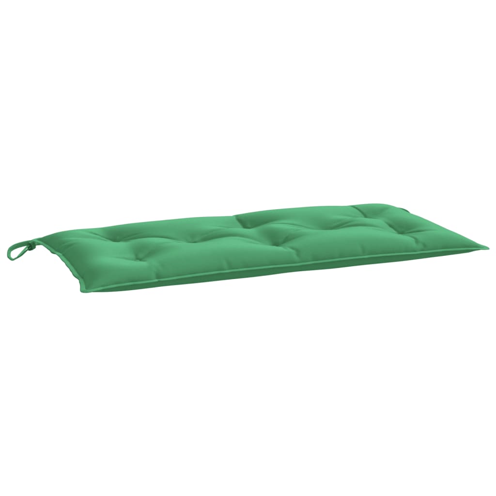 Jastuk za vrtnu klupu zeleni 100 x 50 x 7 cm od tkanine Oxford