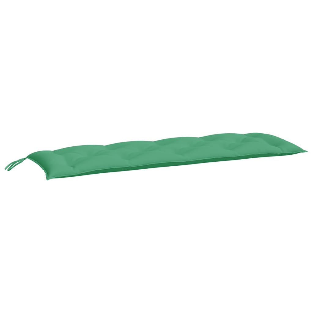 Jastuk za vrtnu klupu zeleni 150 x 50 x 7 cm od tkanine Oxford