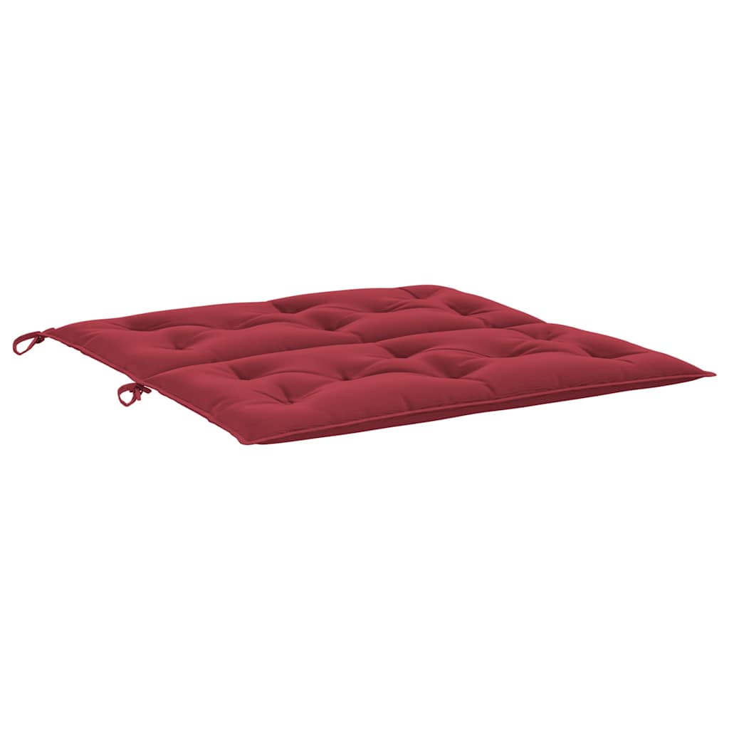 Jastuk za vrtnu klupu boja vina 100x(50+50)x7 cm tkanina Oxford