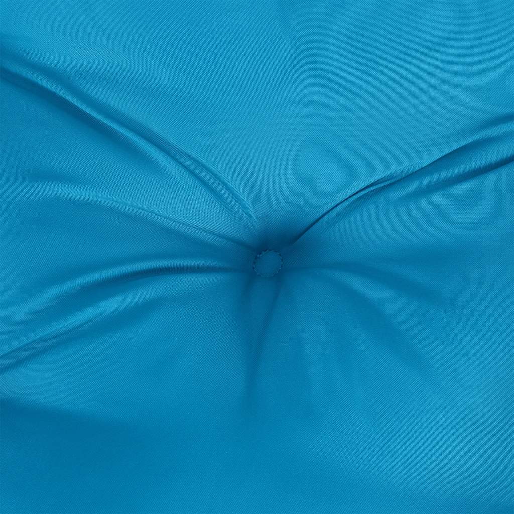 Jastuk za vrtnu klupu svjetloplavi 120x(50+50)x7 cm od tkanine