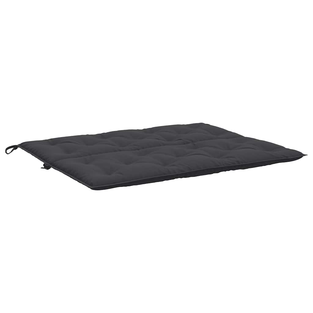 Jastuk za vrtnu klupu crni 120 x (50+50) x 7 cm tkanina Oxford