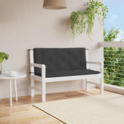 Jastuk za vrtnu klupu crni 120 x (50+50) x 7 cm tkanina Oxford