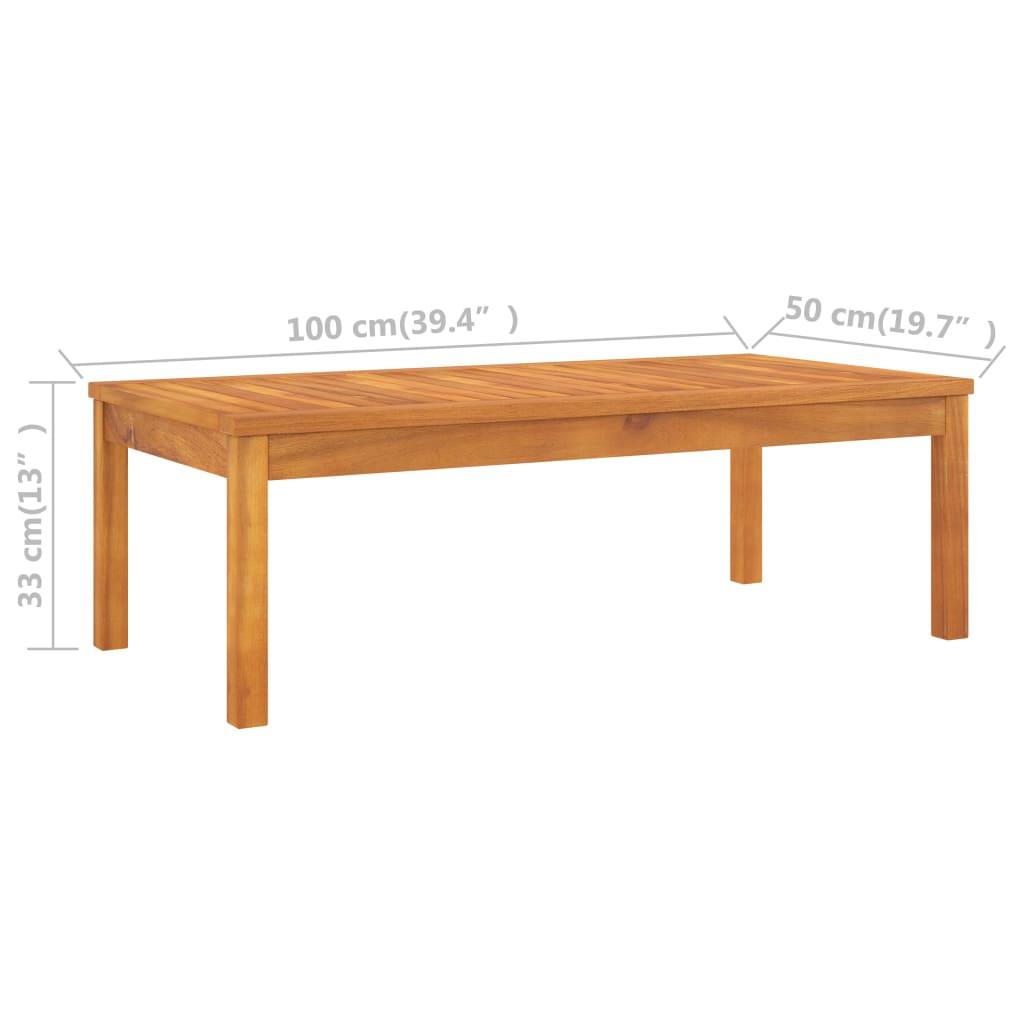 5-dijelna vrtna garnitura s jastucima masivno bagremovo drvo
