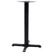 Noga za bistro stol crna 56x56x72 cm od lijevanog željeza