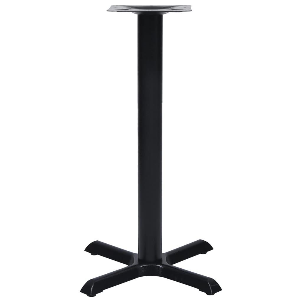 Noga za bistro stol crna 56x56x72 cm od lijevanog željeza