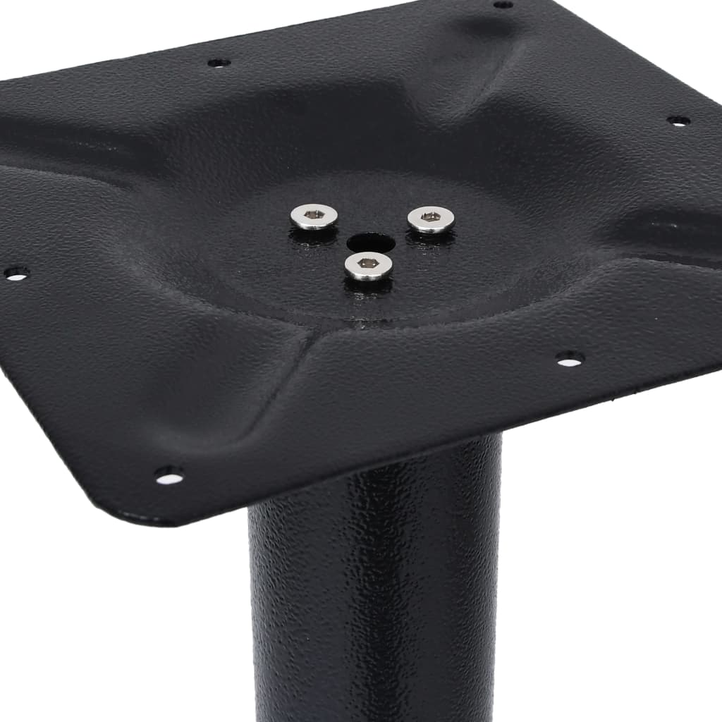 Noga za bistro stol crna 76 x 76 x 107 cm od lijevanog željeza