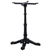 Noga za bistro stol crna 52x52x72 cm od lijevanog željeza