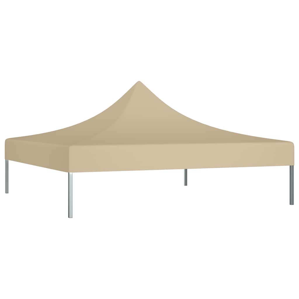 Krov za šator za zabave 3 x 3 m bež 270 g/m²