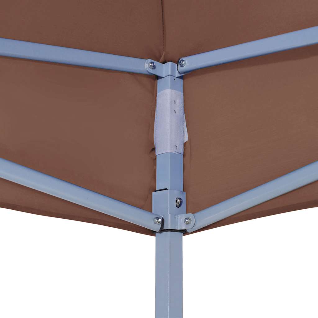 Krov za šator za zabave 3 x 3 m smeđi 270 g/m²