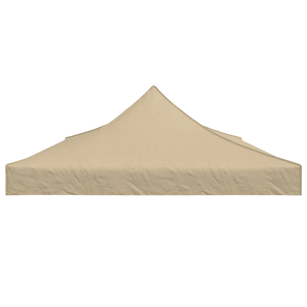 Krov za šator za zabave 6 x 3 m bež 270 g/m²