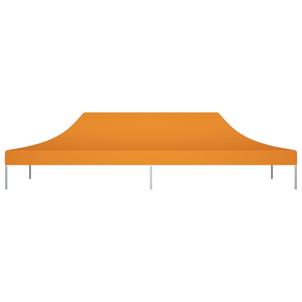Krov za šator za zabave 6 x 3 m narančasti 270 g/m²
