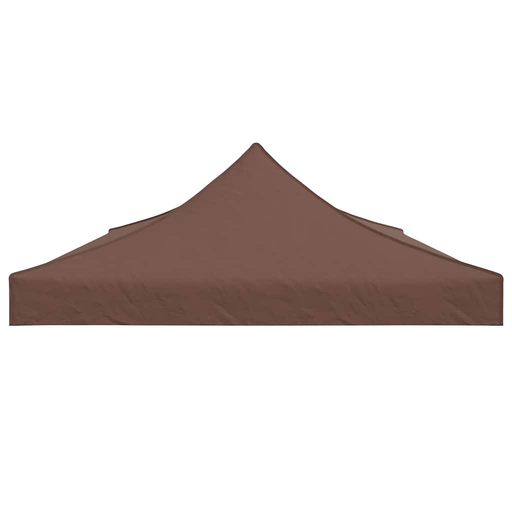 Krov za šator za zabave 6 x 3 m smeđi 270 g/m²