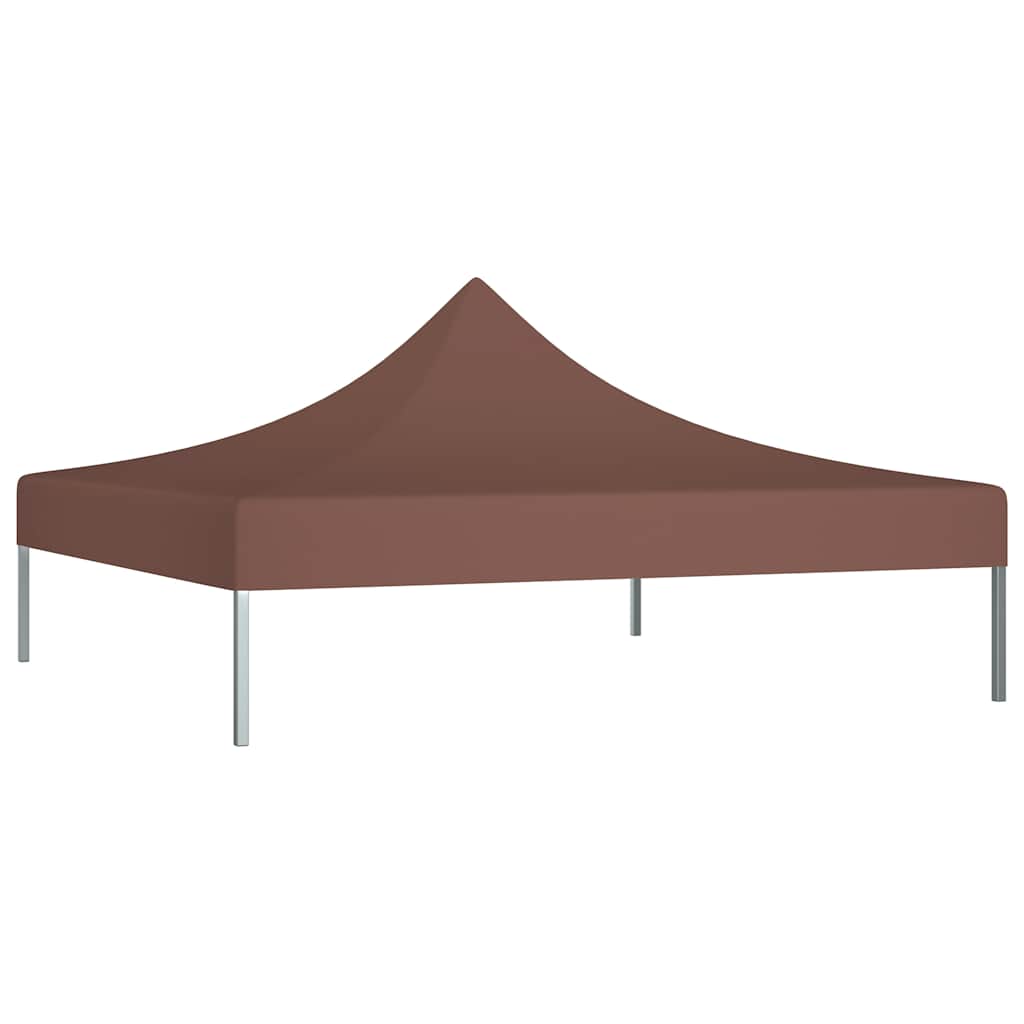 Krov za šator za zabave 2 x 2 m smeđi 270 g/m²