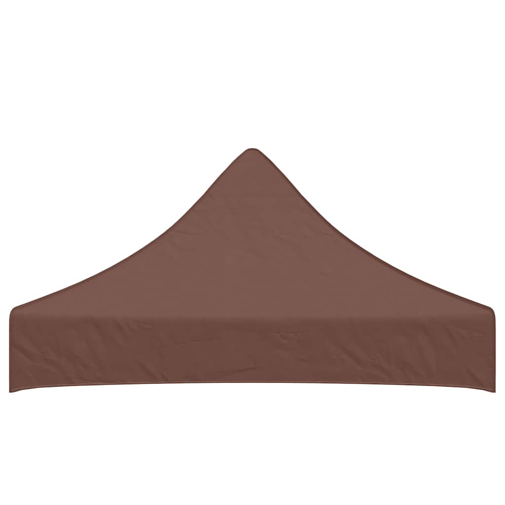 Krov za šator za zabave 2 x 2 m smeđi 270 g/m²