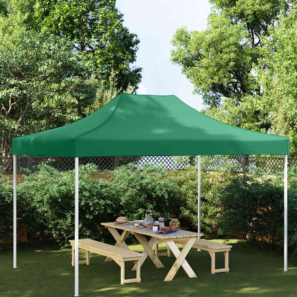 Krov za šator za zabave 4 x 3 m zeleni 270 g/m²