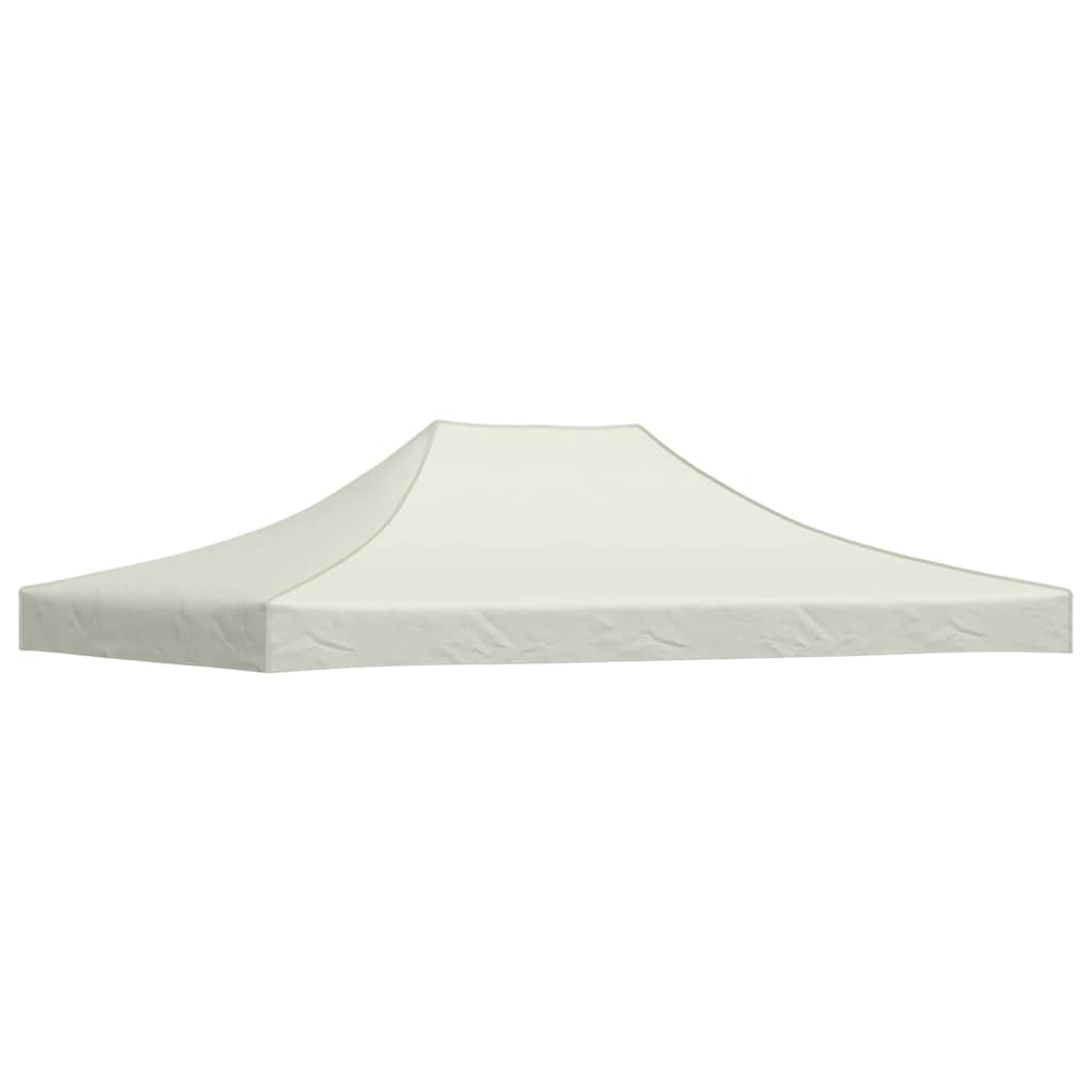 Krov za šator za zabave 4,5 x 3 m krem 270 g/m²