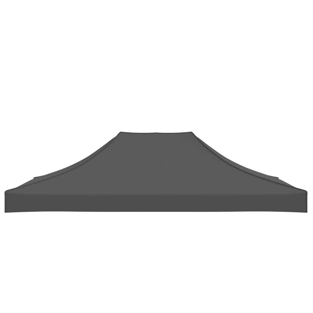 Krov za šator za zabave 4,5 x 3 m antracit 270 g/m²