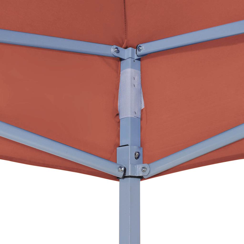 Krov za šator za zabave 4,5 x 3 m terakota 270 g/m²