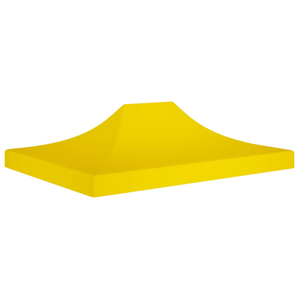 Krov za šator za zabave 4,5 x 3 m žuti 270 g/m²