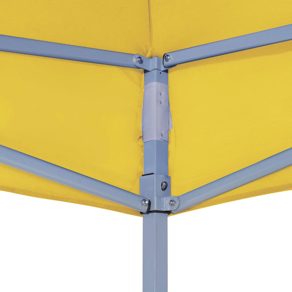 Krov za šator za zabave 4,5 x 3 m žuti 270 g/m²