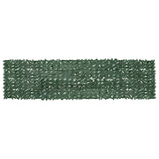Balkonski zastor s tamnozelenim lišćem 400 x 100 cm