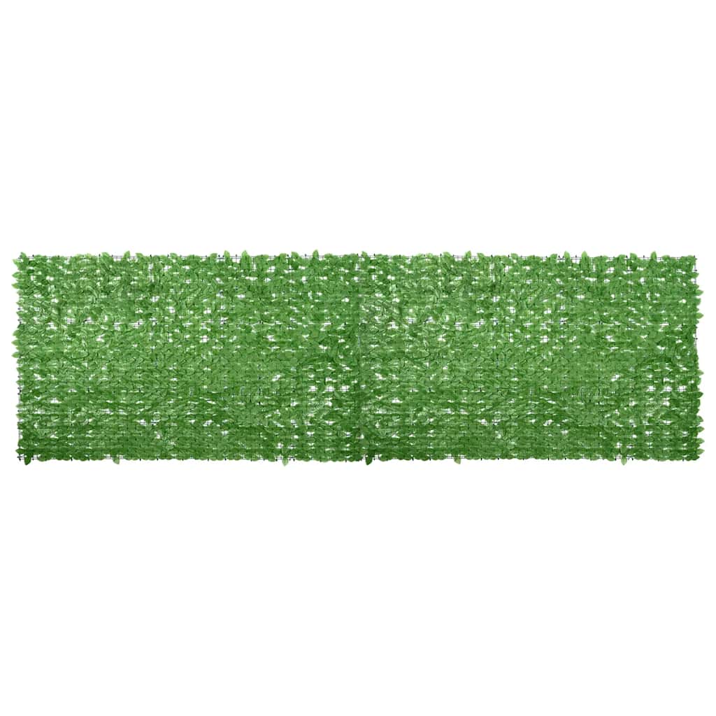 Balkonski zastor sa zelenim lišćem 500 x 150 cm