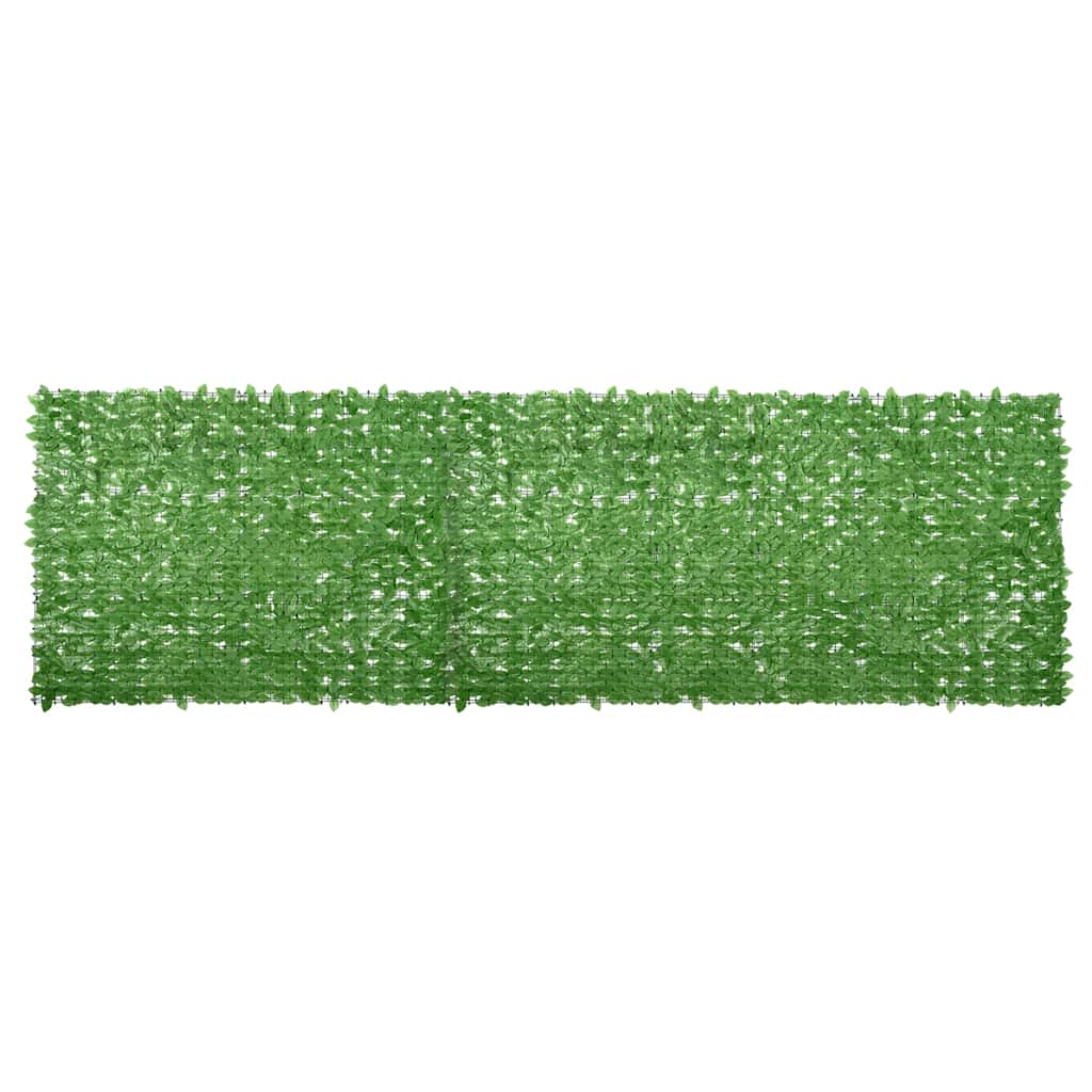 Balkonski zastor sa zelenim lišćem 600 x 150 cm