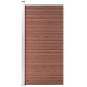 Panel za ogradu WPC 95 x 186 cm smeđi
