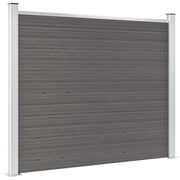Panel za ogradu WPC 180 x 146 cm sivi