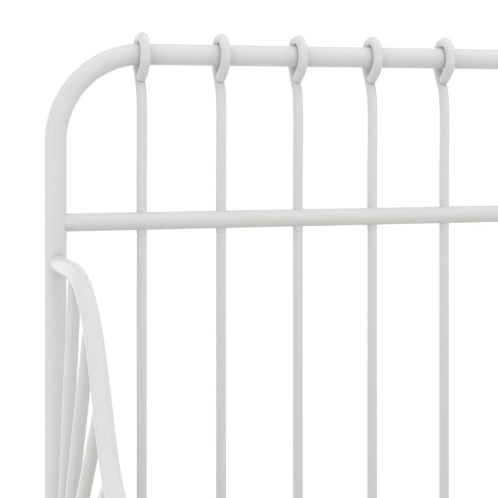 Produživi okvir za krevet bijeli metalni 80 x 130/200 cm