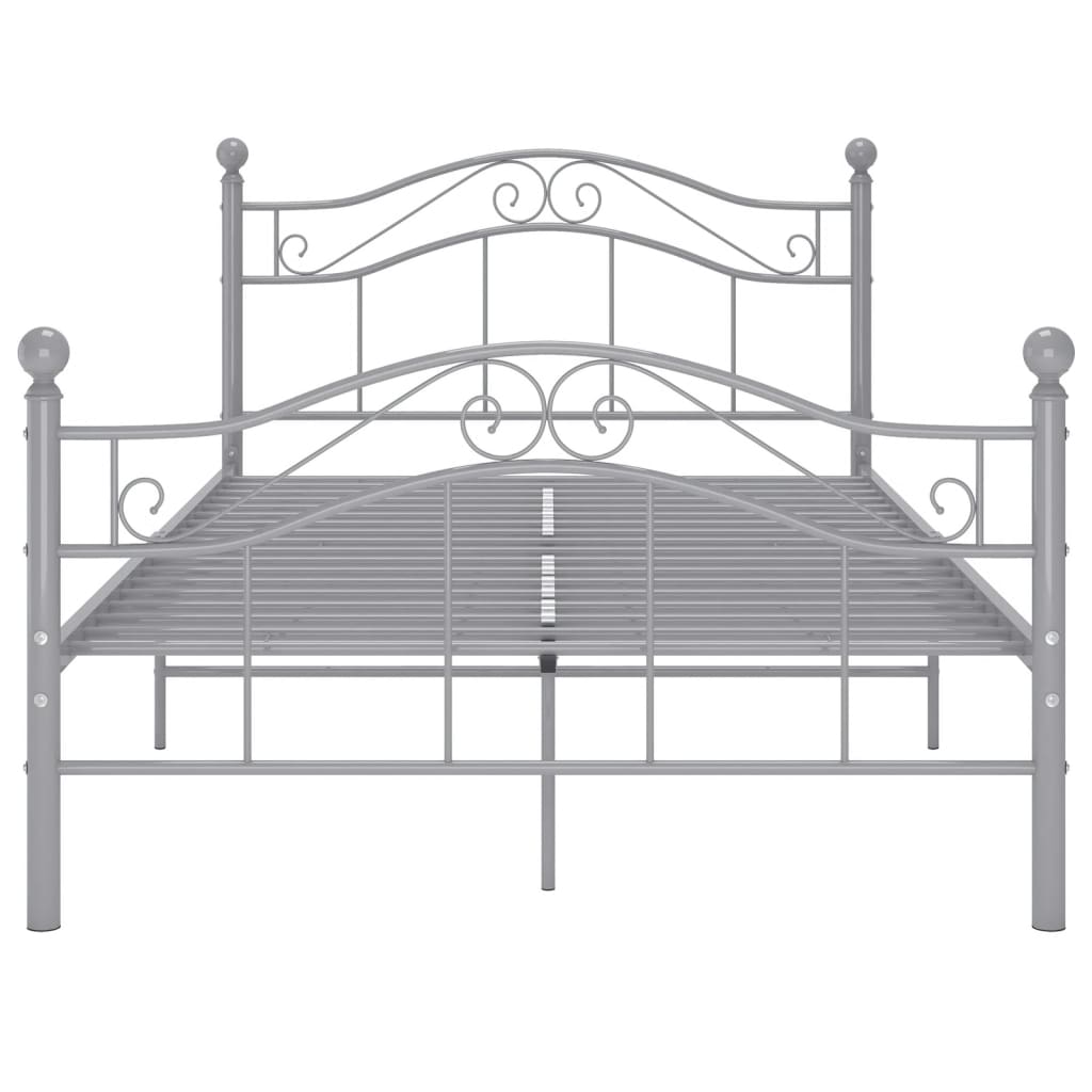 Okvir za krevet sivi metalni 120 x 200 cm