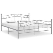Okvir za krevet sivi metalni 160 x 200 cm