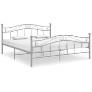 Okvir za krevet sivi metalni 160 x 200 cm